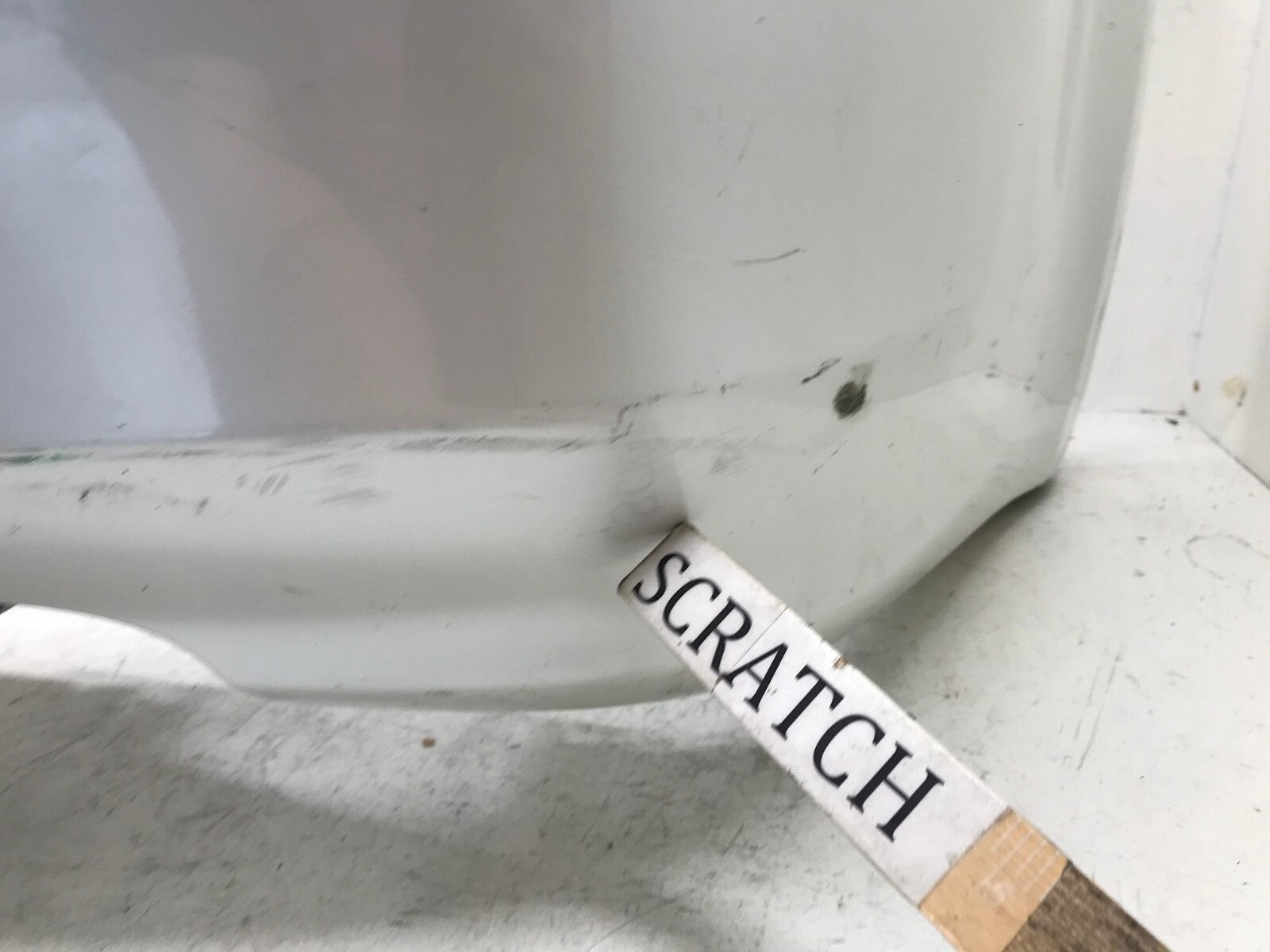 Rear Bumper Cover White Subaru Legacy GT/Limited/Premium 10-14 57704AJ06A OEM