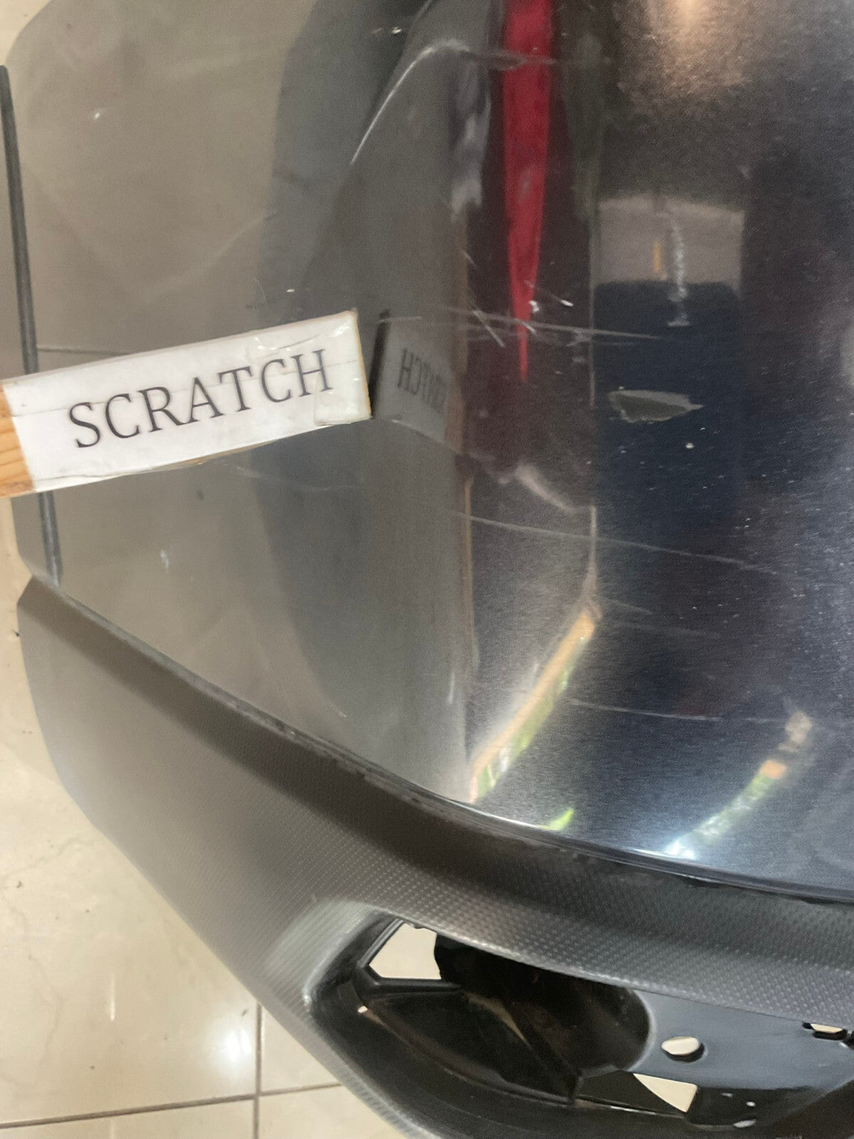 Rear Bumper Cover Dark Grey Subaru Forester Base Ltd Premium 2019 57704SJ300 OEM