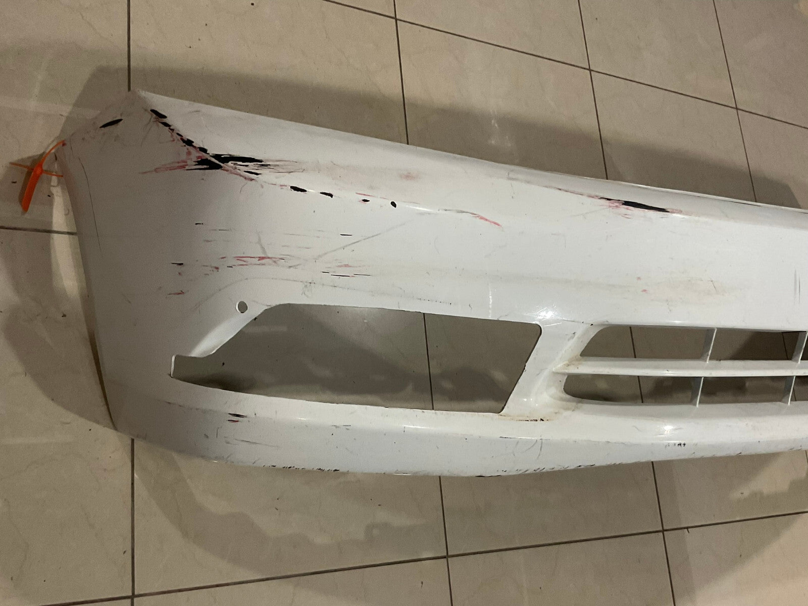 Front Bumper Cover White Honda Civic 2012 2013 71101+TR0+ZZ00 OEM
