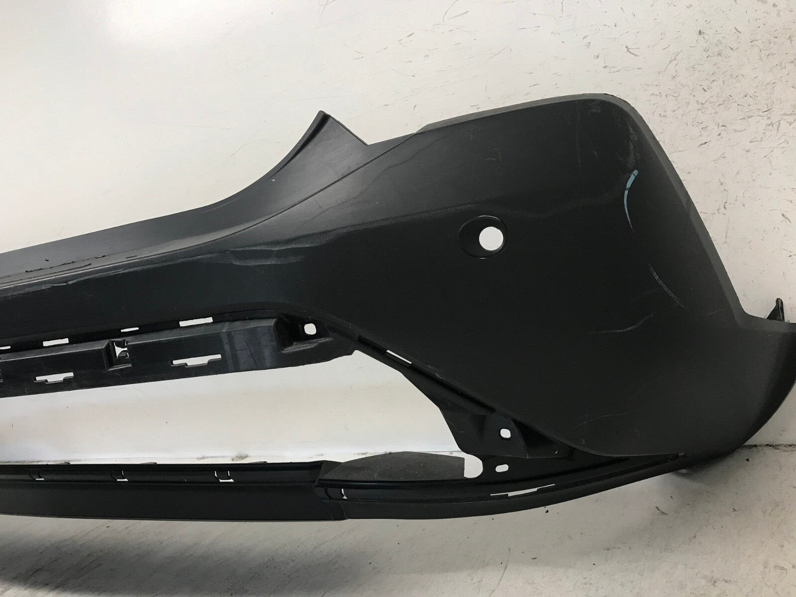 Rear Bumper Cover Black 2021-2022 Nissan Rogue Sport S/SV/SL w/Sensor Holes OEM