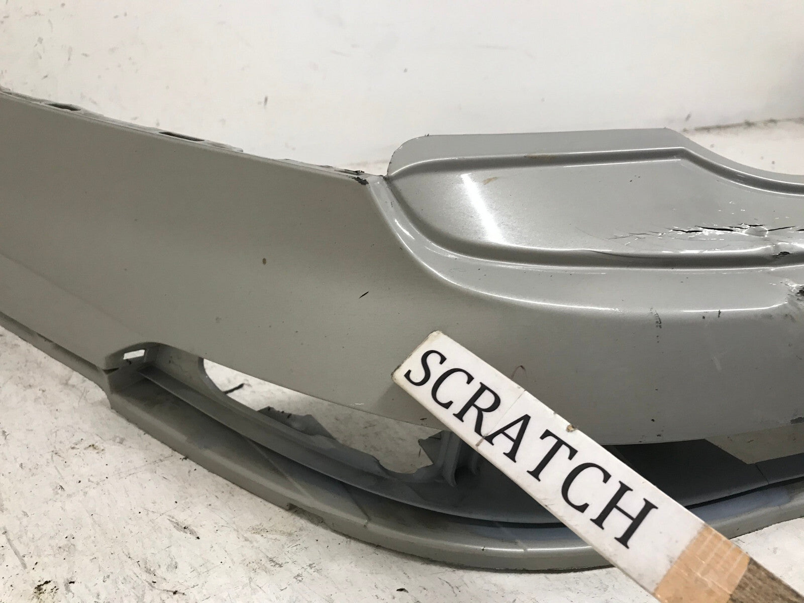 Rear Bumper Cover Gray 2017-2019 Audi Q7 4M0807511 OEM