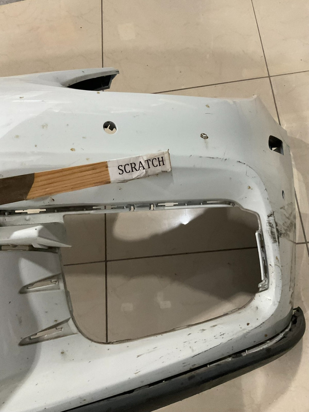 Front Bumper Cover White 2017-2019 Porsche Panamera 971+807+541 OEM