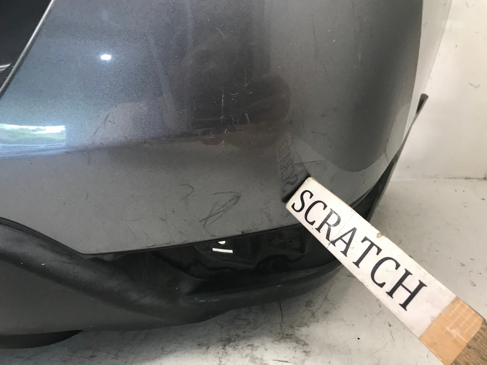 Rear Bumper Cover Gray Nissan Rogue S SL SV SV Hybrid 2017-2019 85022-5HK0H OEM