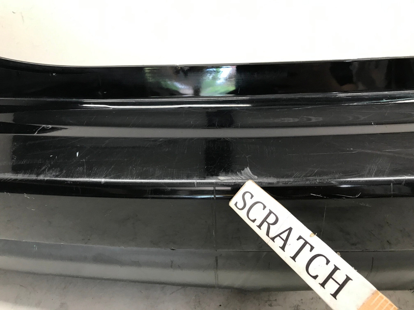 Rear Bumper Cover Black Nissan Rogue S SL SV 2014-2016 85022-5HA0A OEM