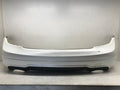 Rear Bumper Cover White 12-14 Mercedes W204 C250 Sport AMG w/Sensor Holes OEM