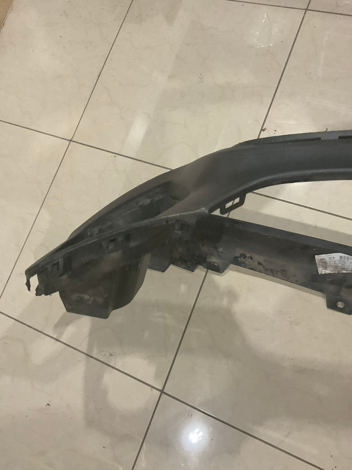 Front Bumper Cover Black Jeep OEM