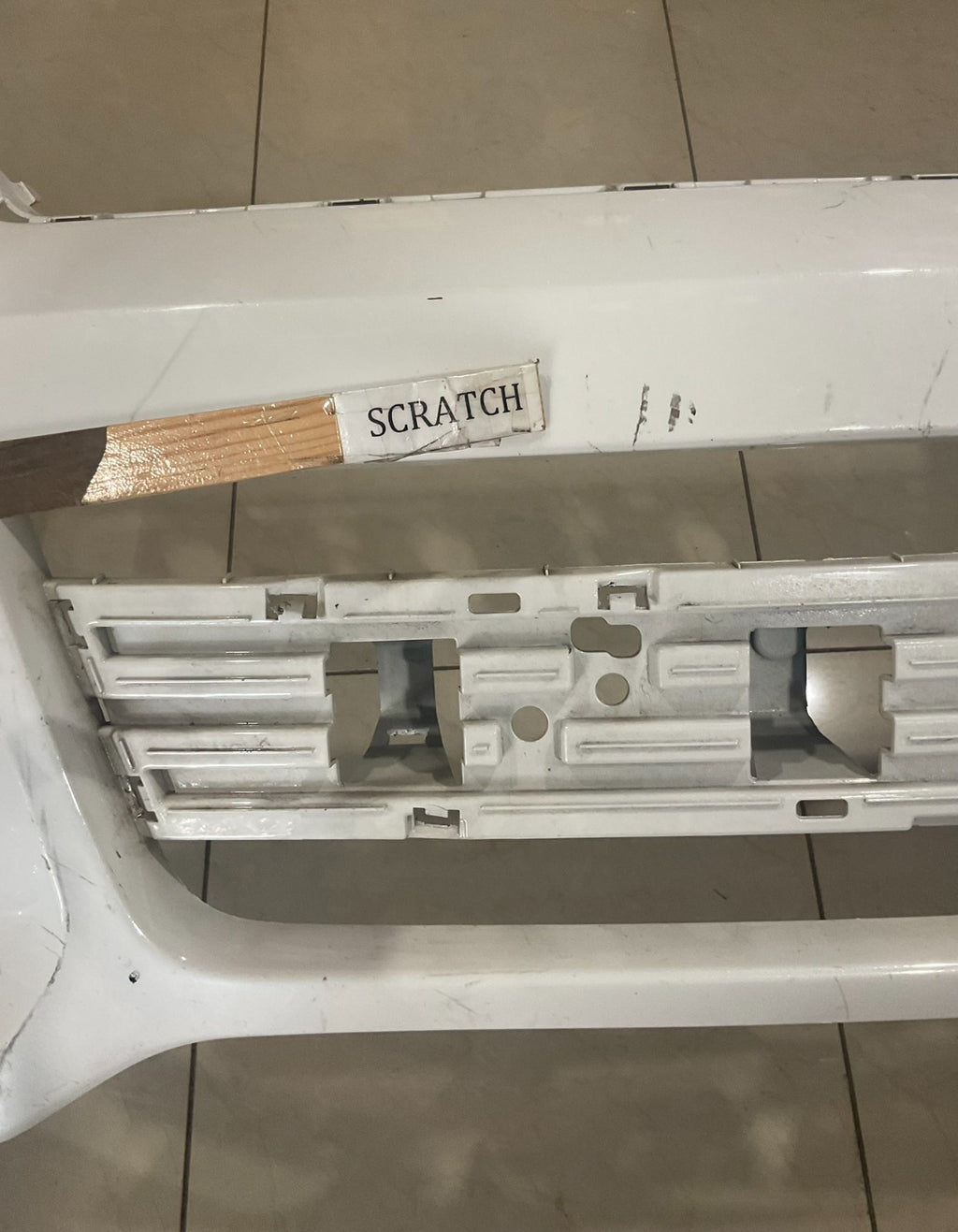 Front Bumper Cover White 2013-2016 Ford Escape cj54+17757+bgw OEM