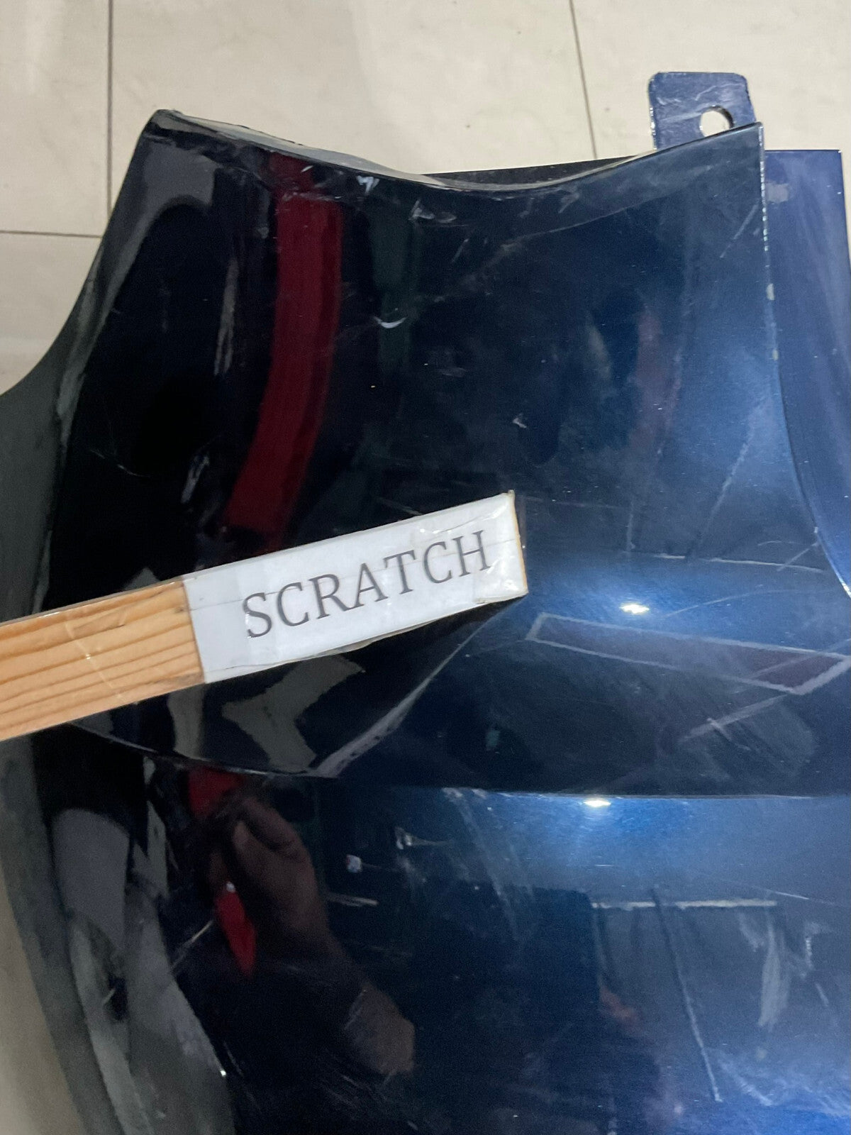Rear Bumper Cover Blue 2016 2017 2018 Infiniti QX60 CAPA