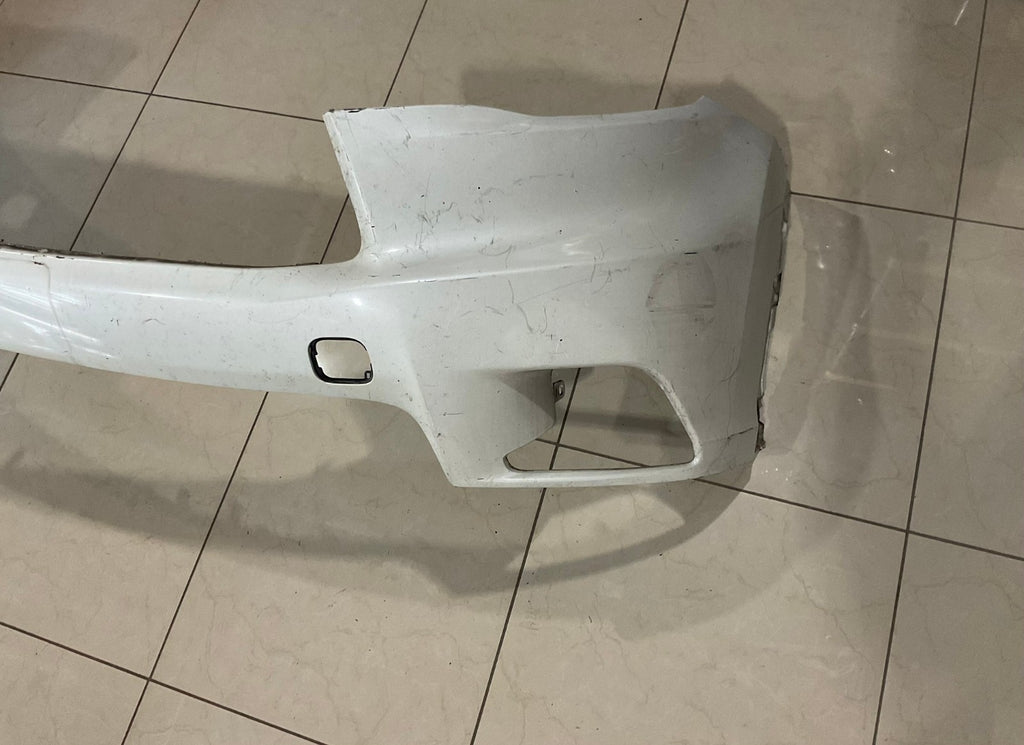 Front Bumper Cover White Toyota Highlander LE Lted Hybrid 14-16 52119+0E220 OEM