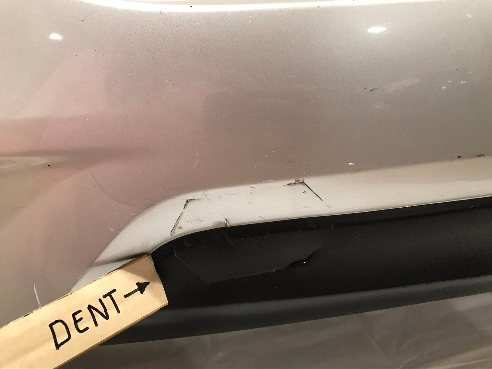 Rear Bumper Cover Silver Nissan Sentra S SL SV FE S 16 17 2018 85022-3YU0H OEM
