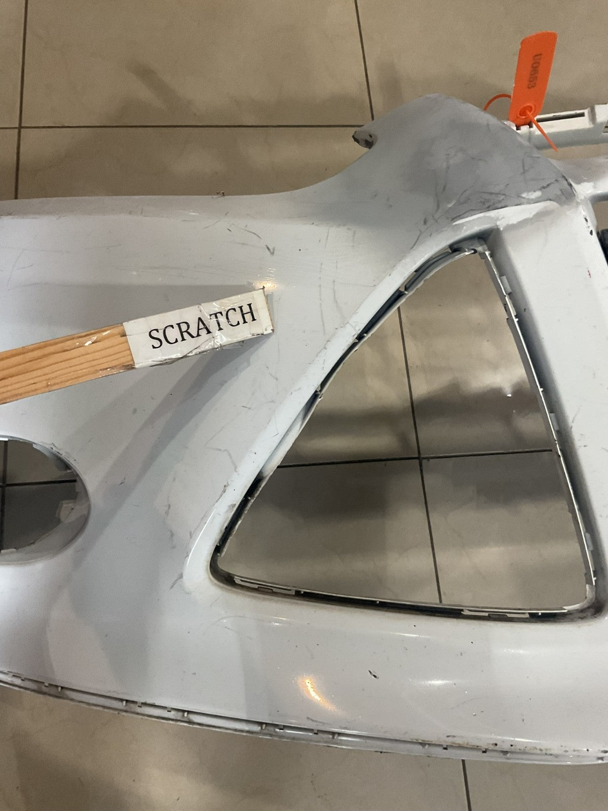 Front Bumper Cover White 2012-2014 Ford Focus bm51 17757 c OEM