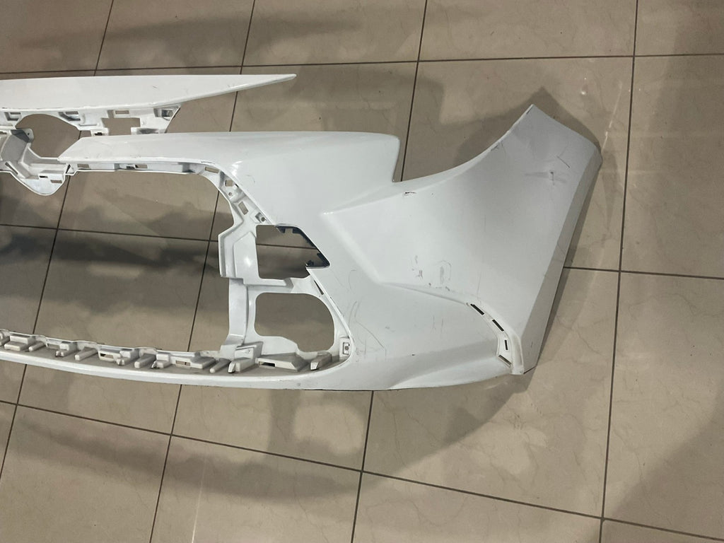 Front Bumper Cover White Toyota Corolla Sedan L/LE/XLE/Hybrid 20-2021 CAPA