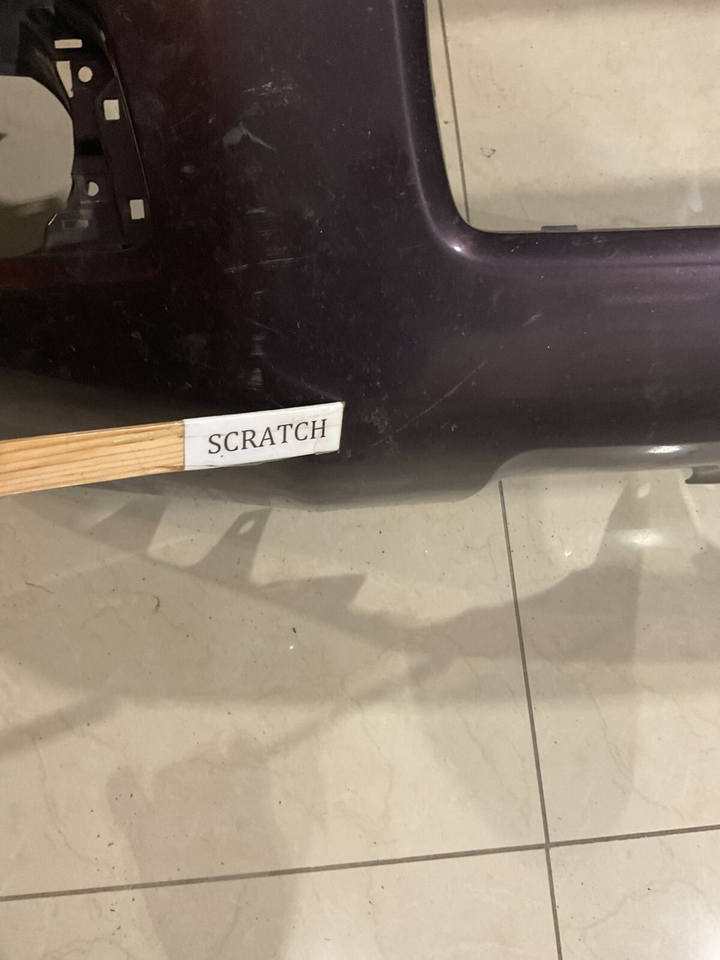 Front Bumper Cover Maroon Toyota Sequoia Base/Limited/SR5 08-14 52119-0C180 OEM