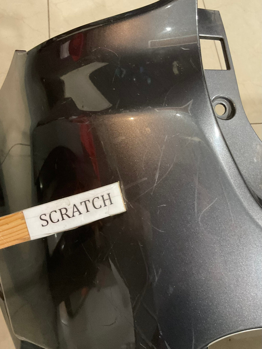 Rear Bumper Cover Gray Jeep Compass 2018 - 2020 5SY44TRMA OEM