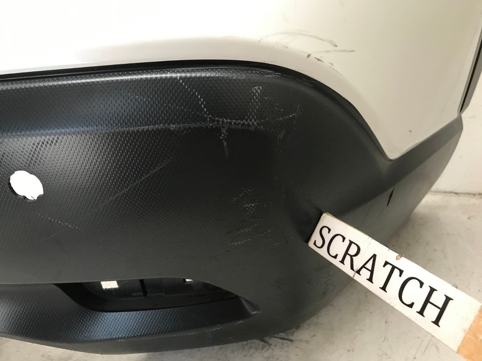 Rear Bumper Cover White 2019-2022 Subaru Ascent Base/Limited w/Sensor Holes OEM