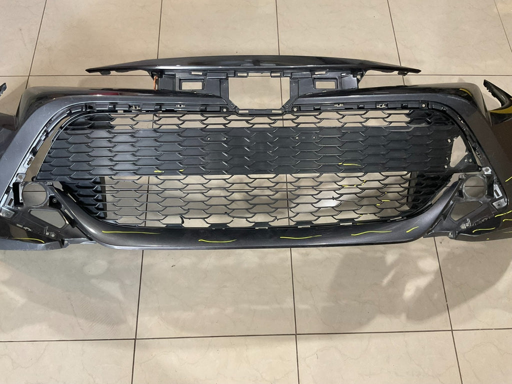 Front Bumper Cover Grey Toyota Corolla Hatchback 2018-2020 52119+12g20 OEM
