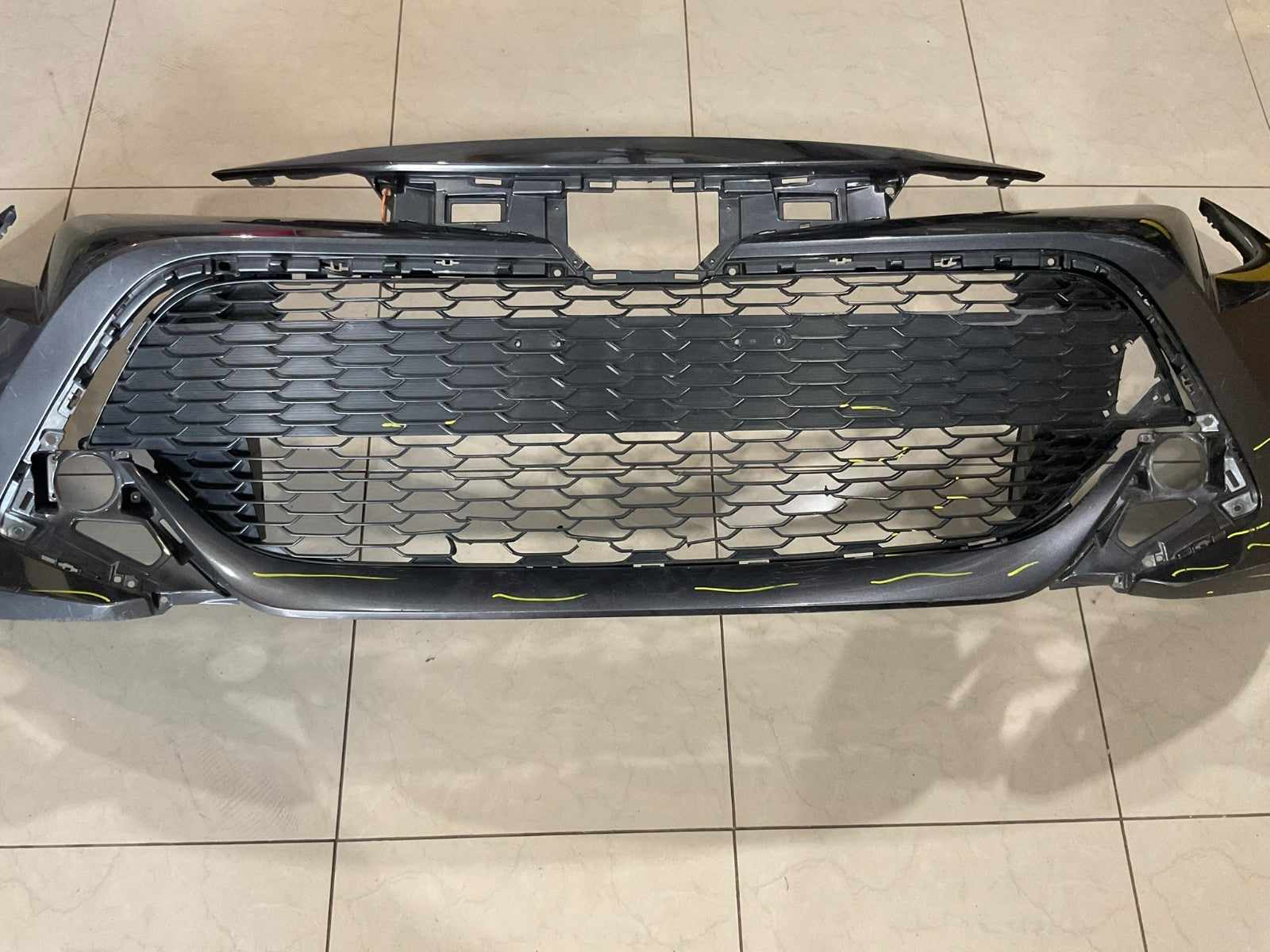 Front Bumper Cover Grey Toyota Corolla Hatchback 2018-2020 52119+12g20 OEM