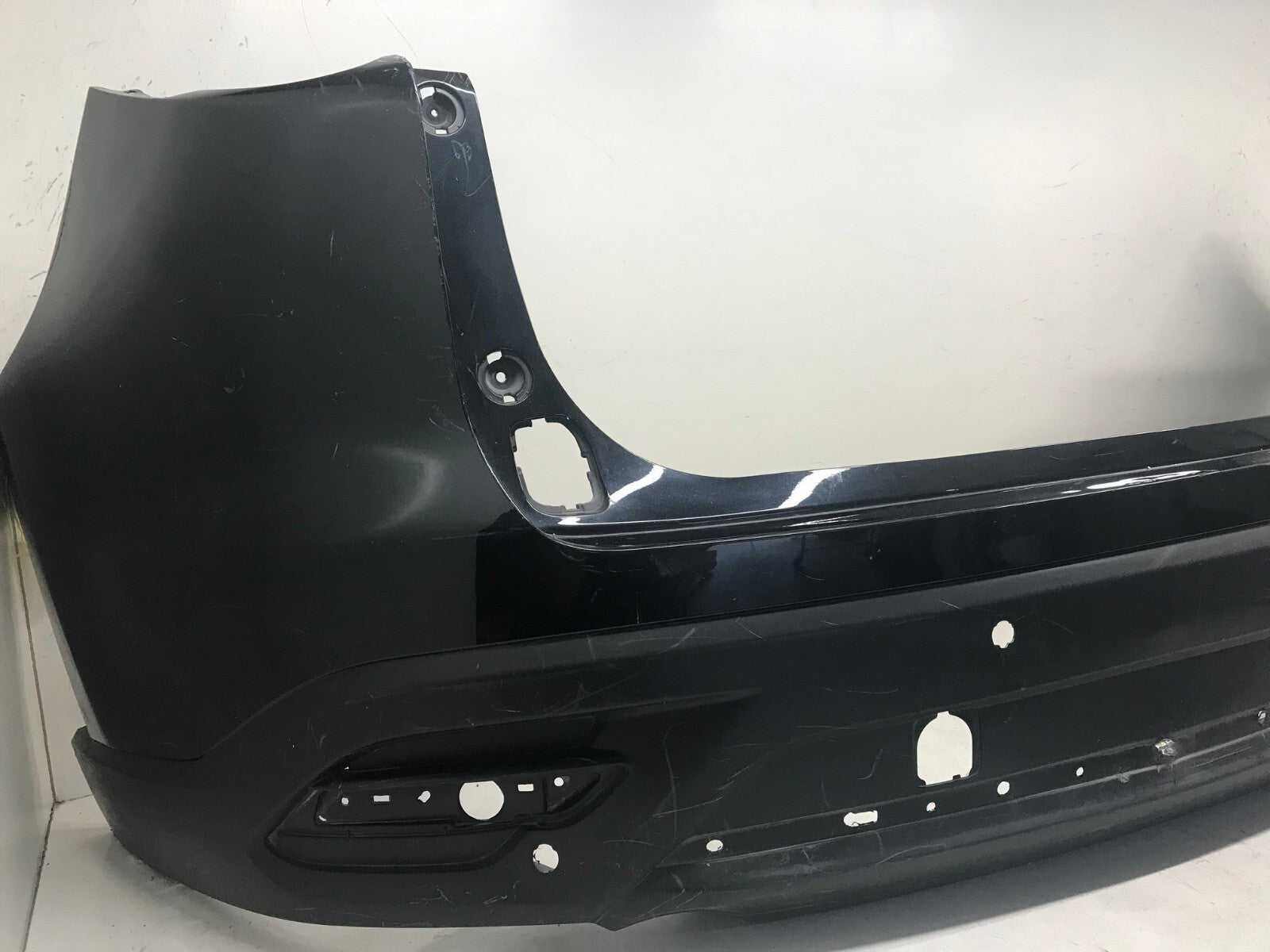 Rear Bumper Cover Black Mazda CX-9 Sport/Touring 16-2018 w/Sensor Holes OEM