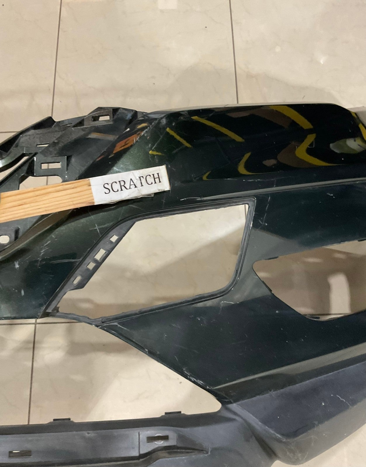 Front Bumper Cover Dark Green Nissan Rogue S SL SV Hybrd 17-19 62022+6fl0h OEM