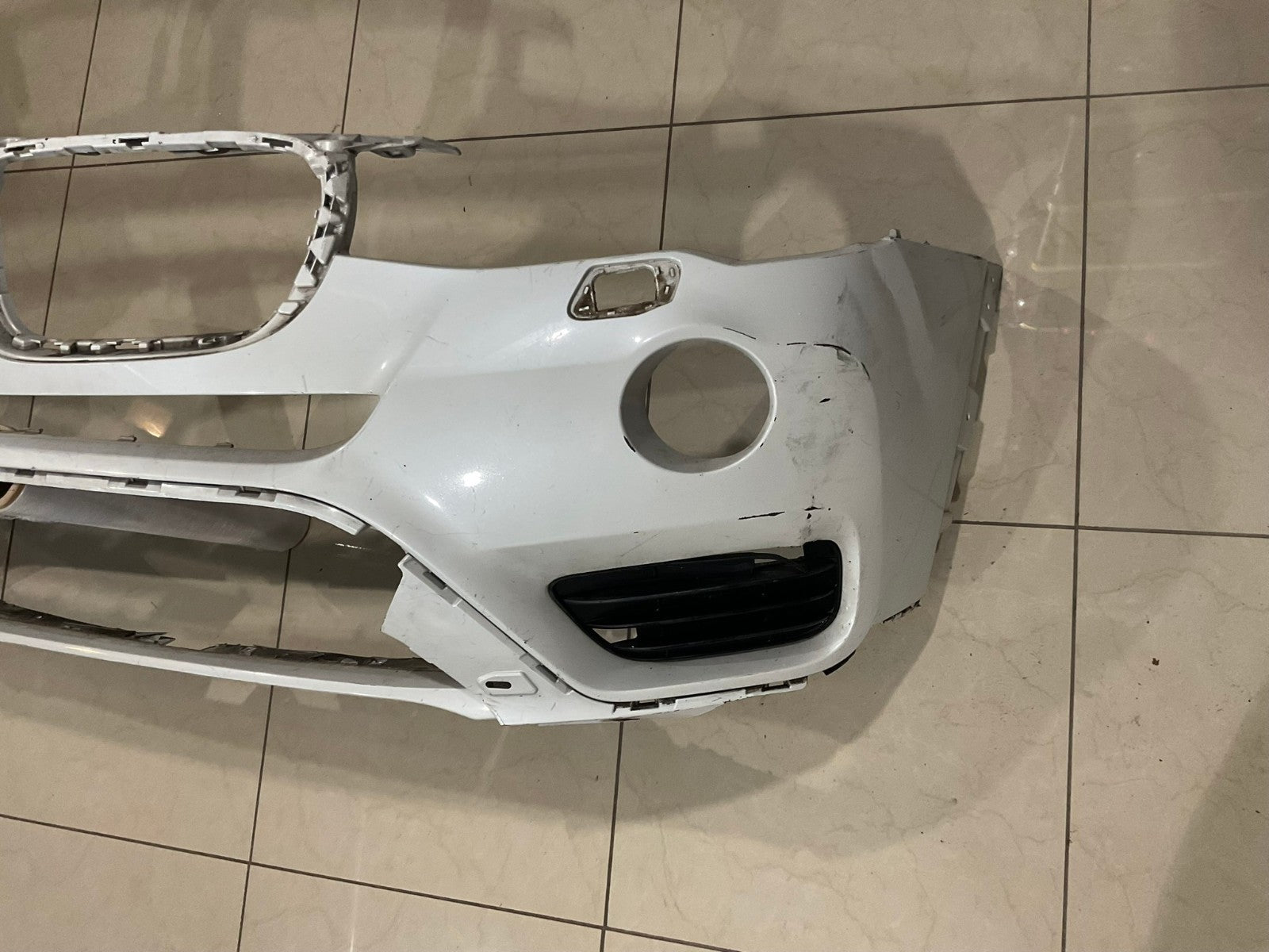 Front Bumper Cover White 2020 2021 2022 BMW X1 F48 CAPA