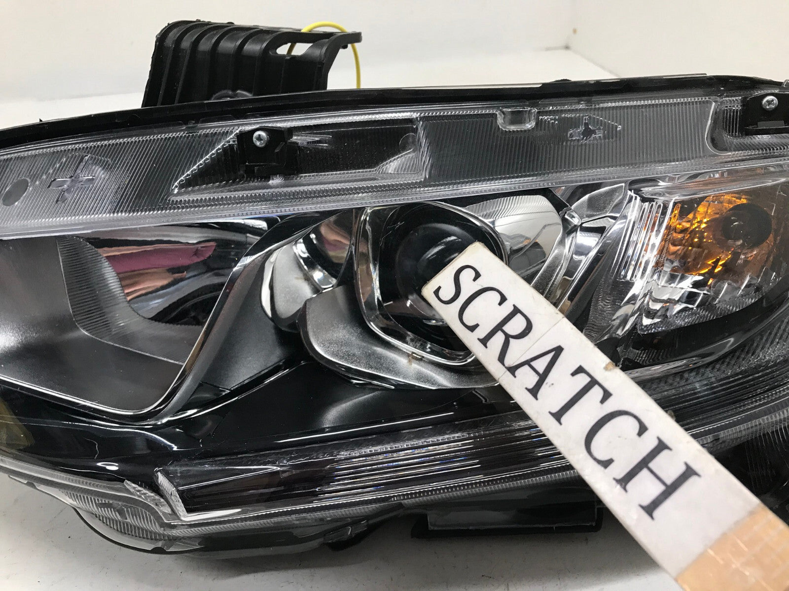 Headlight Damaged Left LH Driver 2016-2021 Honda Civic 33150TBAA01 OEM