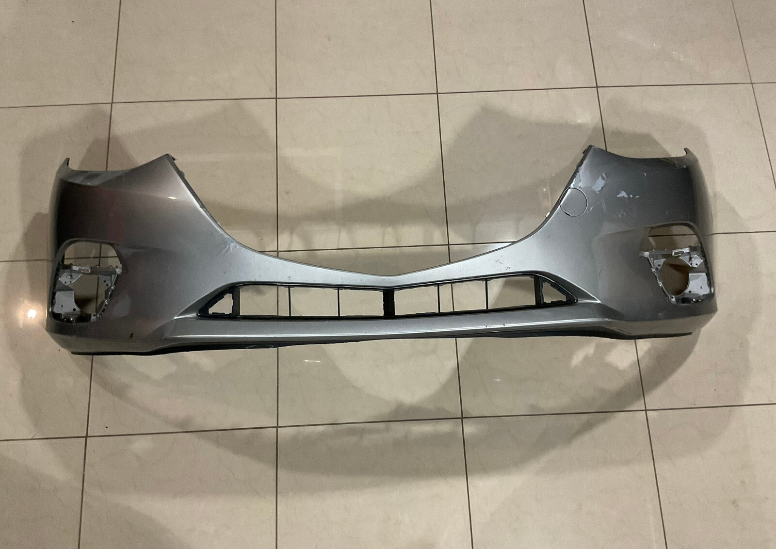 Front Bumper Cover Silver Mazda 3 2014- 2016  CAPA