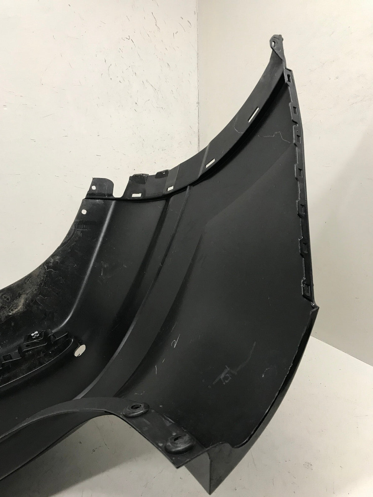 Rear Bumper Cover Nissan Rogue Sport S SL SV w/Sensor Holes Black 2017 2018 OEM