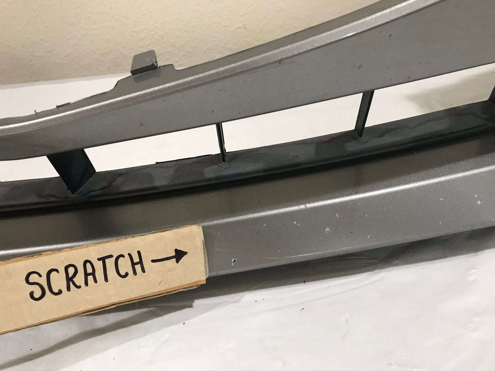 Front Bumper Cover Silver 2014 2015 2016 Mazda 3 Sedan CAPA