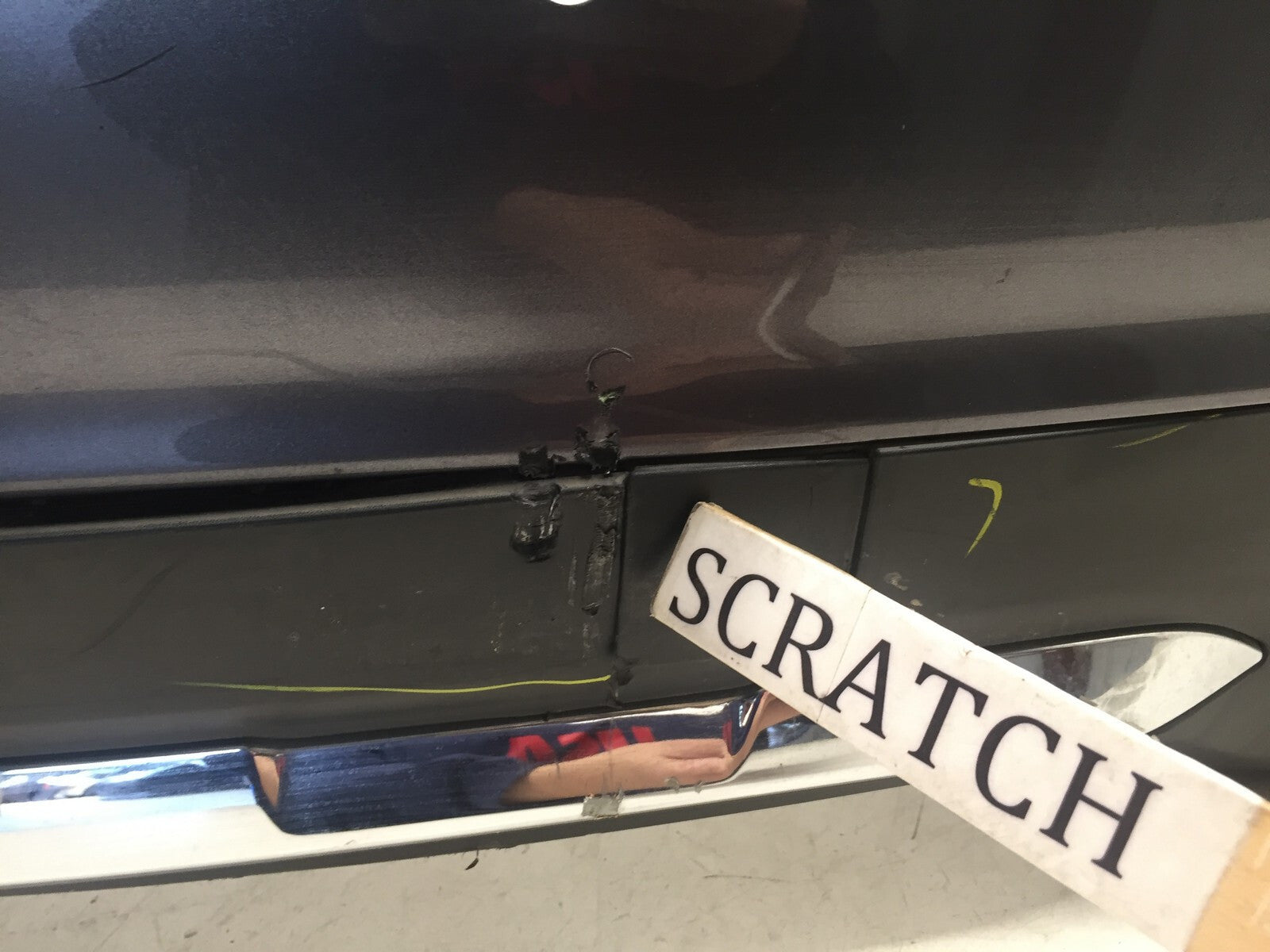 Rear Bumper Cover Acura MDX Base SH AWD w/Sensor Holes 14-16 71501-TZ5-A000 OEM
