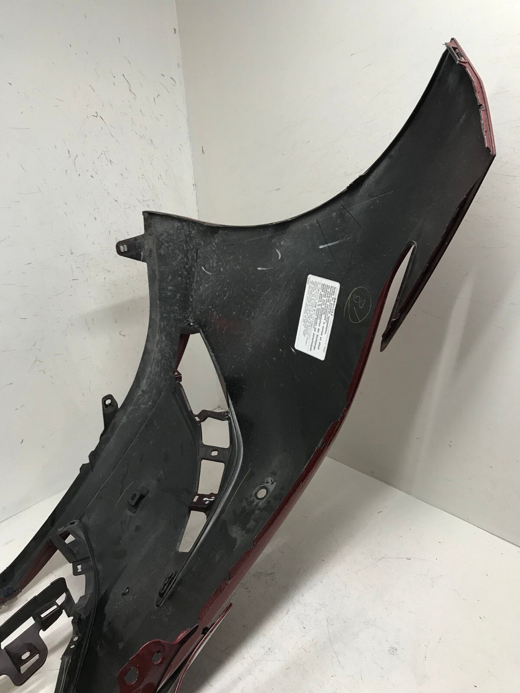 Front Bumper Cover Lexus ES350 Base w/Sensor Holes Red 2019 52119-06J00 OEM2