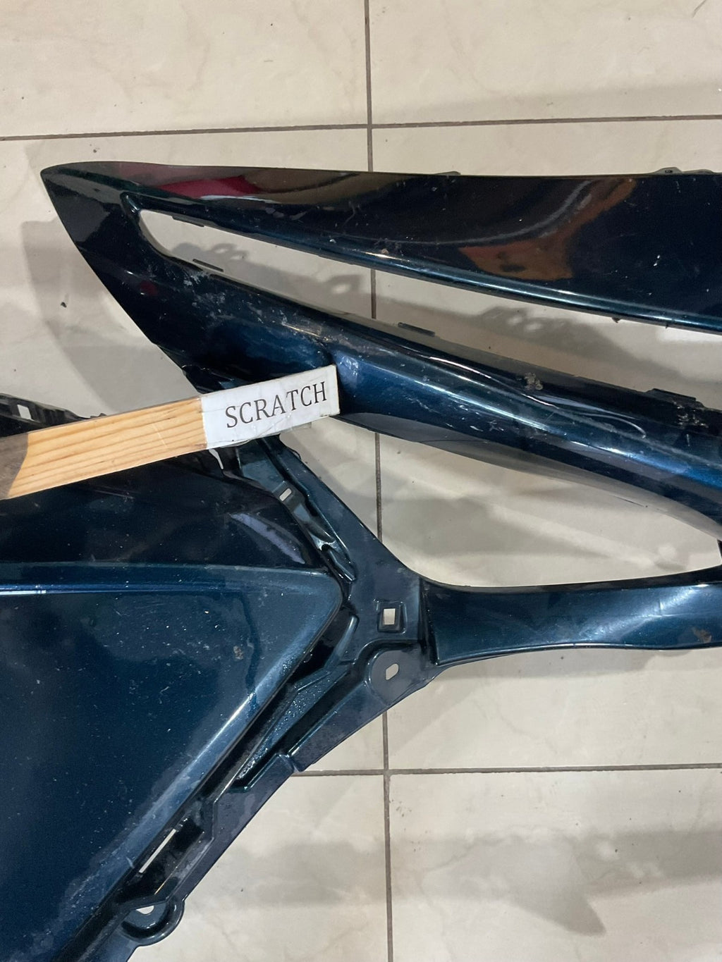 Front Bumper Cover Dark Blue 2018-2020 Toyota Camry Sport SE 52119+06E20 OEM