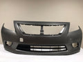 Front Bumper Cover Gray Nissan Versa 2012-2014 CAPA