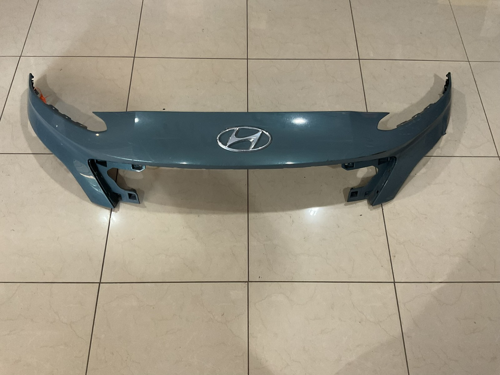 Front Upper Bumper Cover Grey 2022-2023 Hyundai Kona 86511 j9ca0 OEM