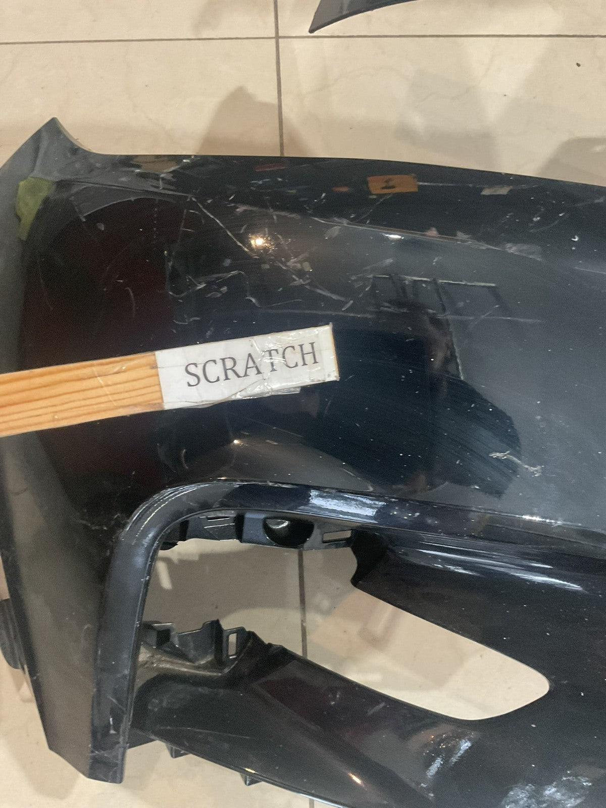 Front Upper Bumper Cover Black Infiniti QX80 2018-2023 62622+6gw0h OEM