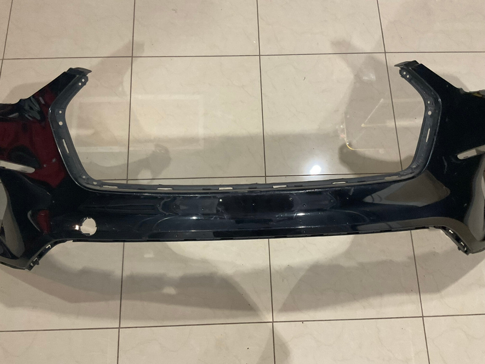 Front Bumper cover Black 2017-2019 Hyundai Santa Fe XL 86511-B8AA0 OEM