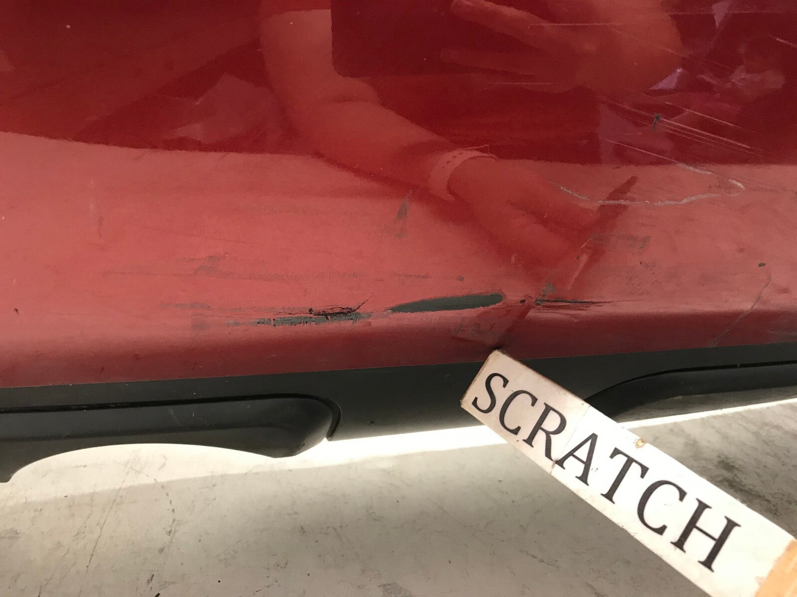 Rear Bumper Cover Red 08-13 Nissan Rogue Select 14 15 SL SV S 85022-JM04H OEM