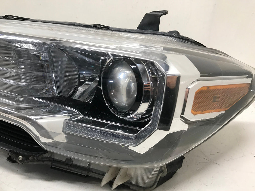 Halogen Headlight Damaged LED DRL Left Driver LH Toyota Tacoma 2016 -2019 OEM4
