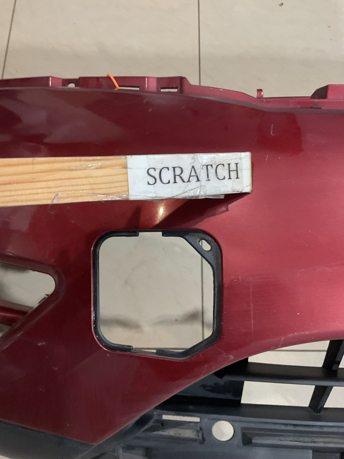Front Bumper Cover Red Nissan Pathfinder S SL SV 2013-2016 62022+3ka0a OEM