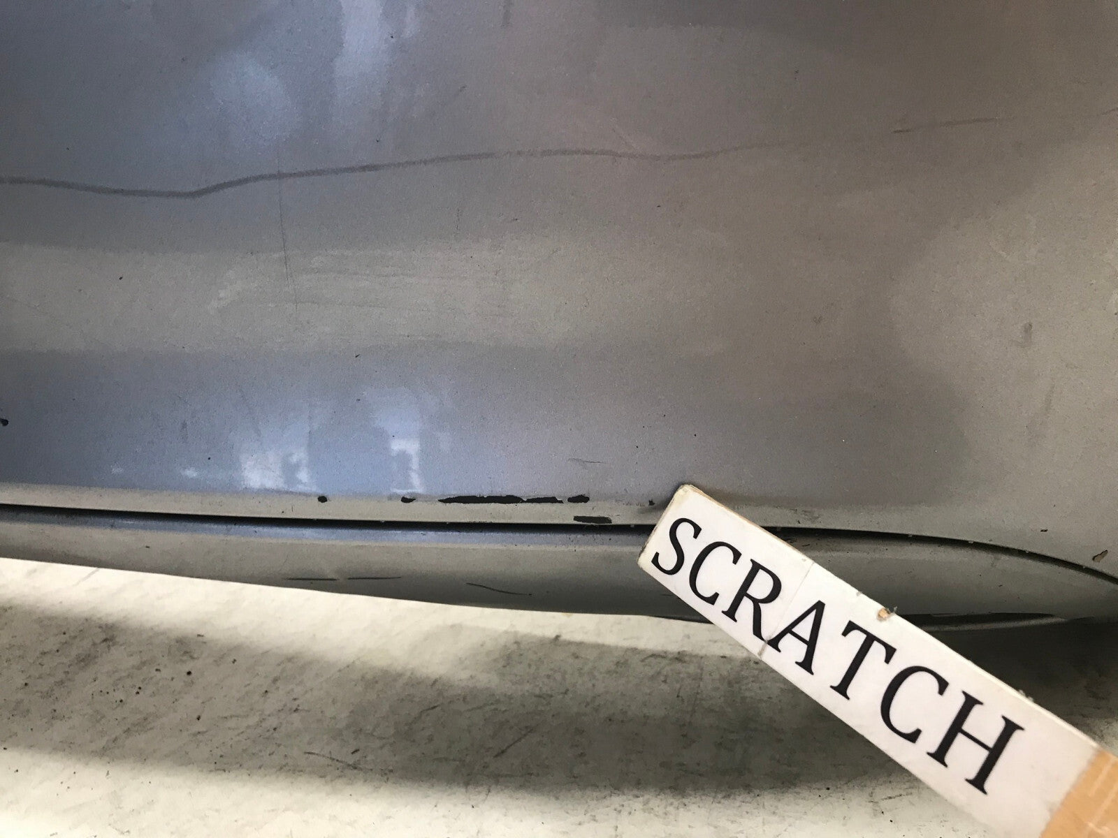 Rear Bumper Cover Silver 2015-2017 Chrysler 200 1UW74TRMAC OEM