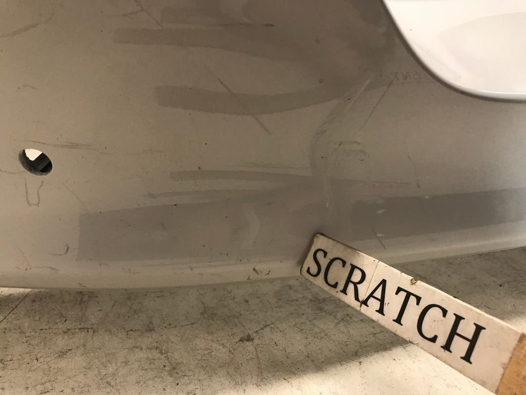 Rear Bumper Cover White Ford Fusion 2013-2018 w/Sensor Holes DS73-17906-AEW OEM
