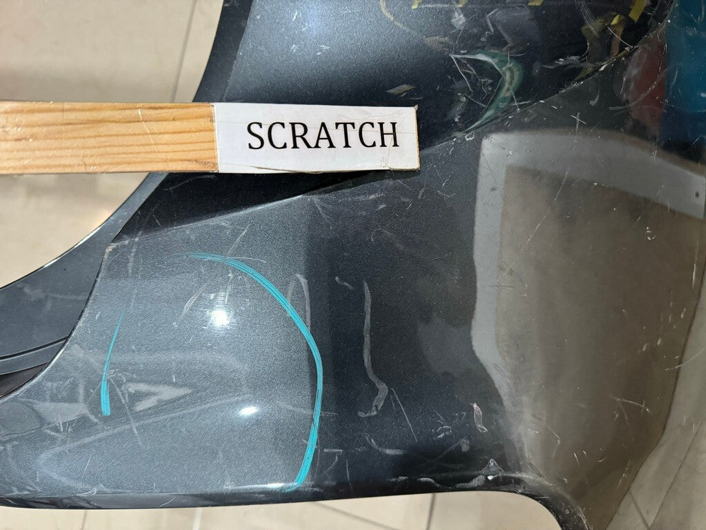 Rear Upper Bumper Cover Grey Hyundai Santa Fe Limited SE SEL Plus 2019 2020 OEM