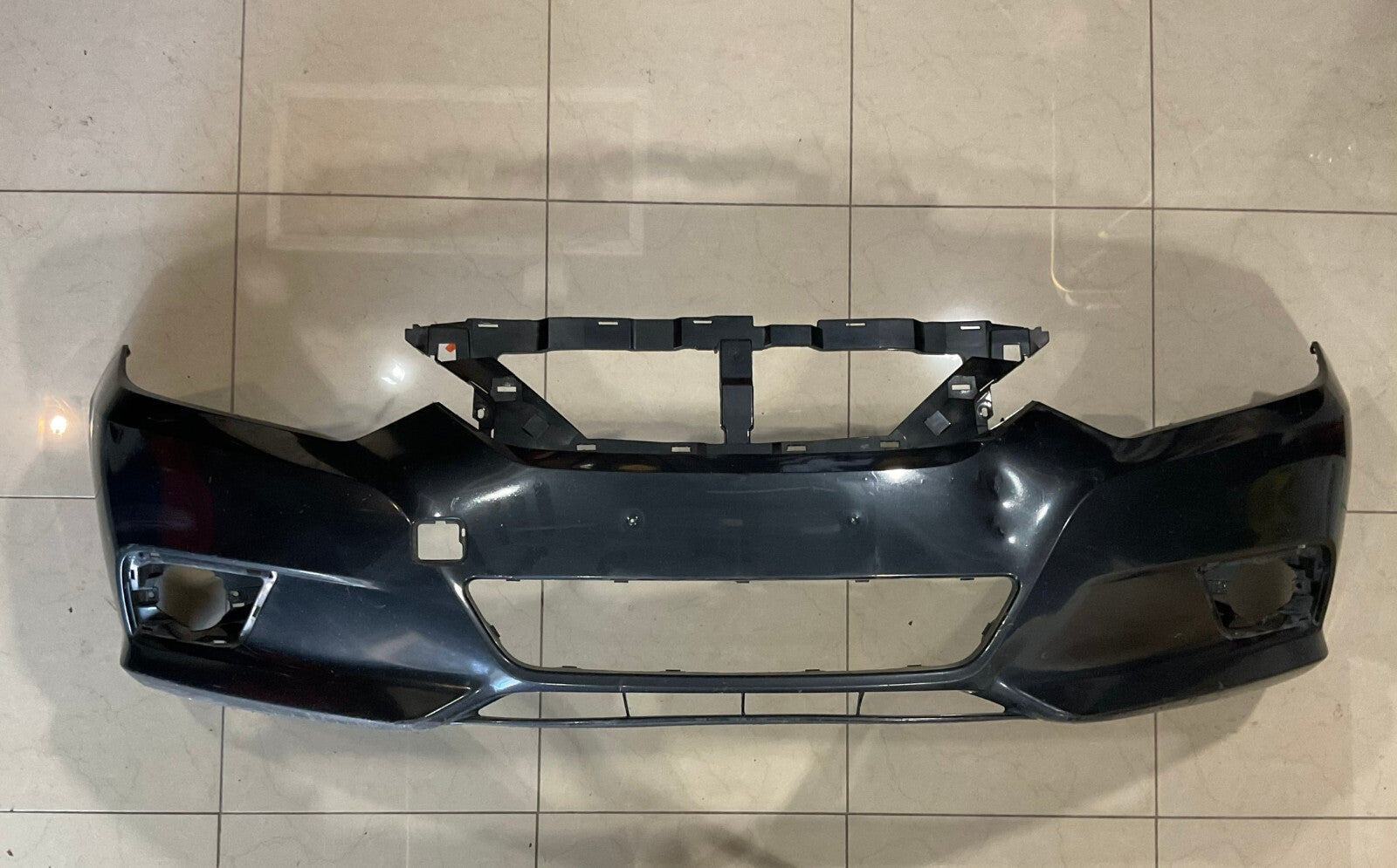 Front Bumper Cover Dark Grey Nissan Altima Base S SL SV SR 16-18 62022+9HS0H OEM