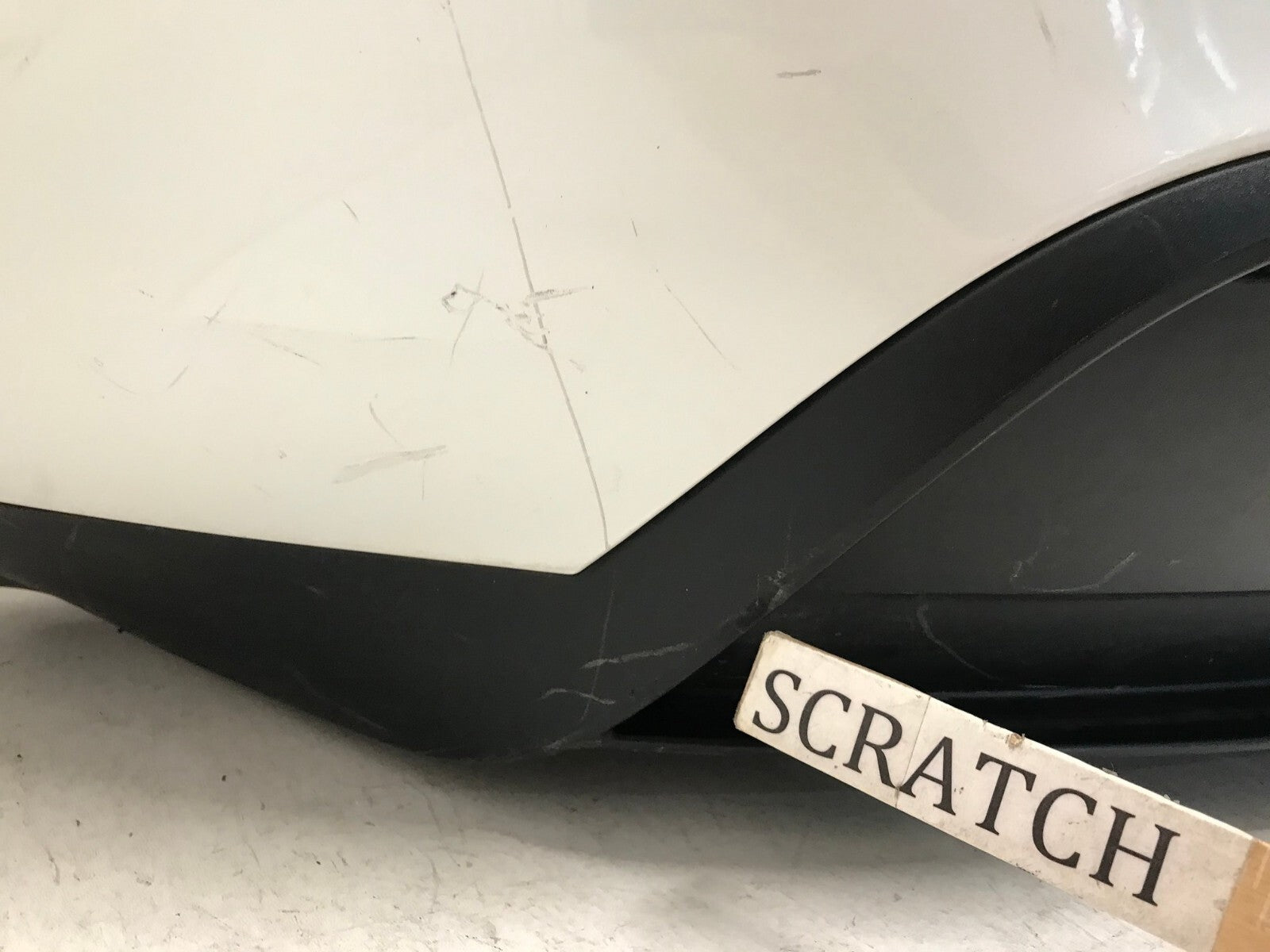 Rear Bumper Cover White 20-2023 Tesla Model Y Long Range/Perf w/Sensor Holes OEM