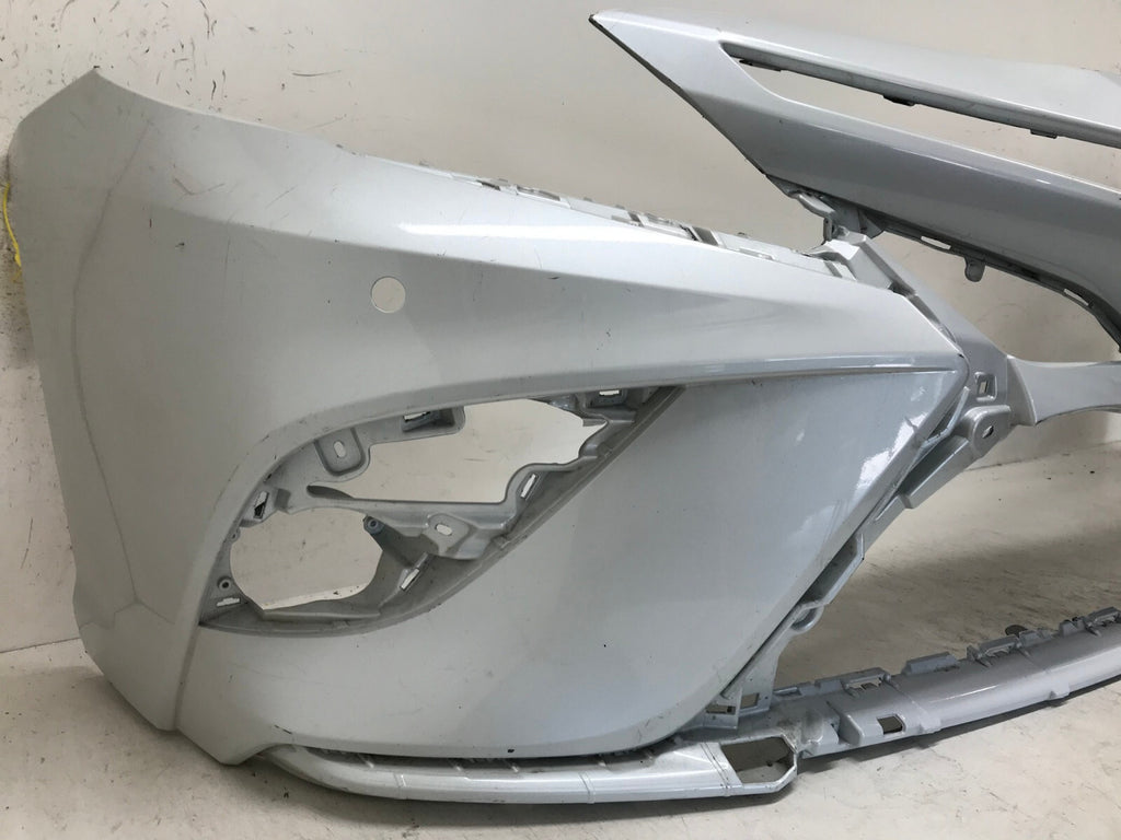 Front Bumper Cover White Toyota Camry 2017 2018 CAPA