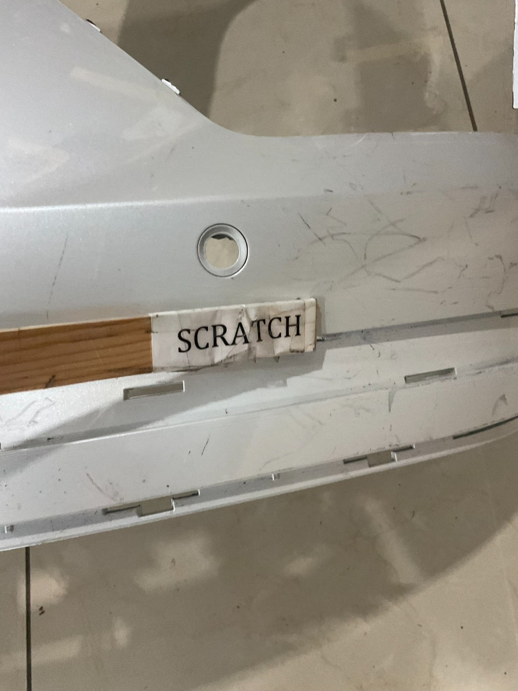 Front Bumper Cover White 2025 Cadillac Escalade 84966320 OEM