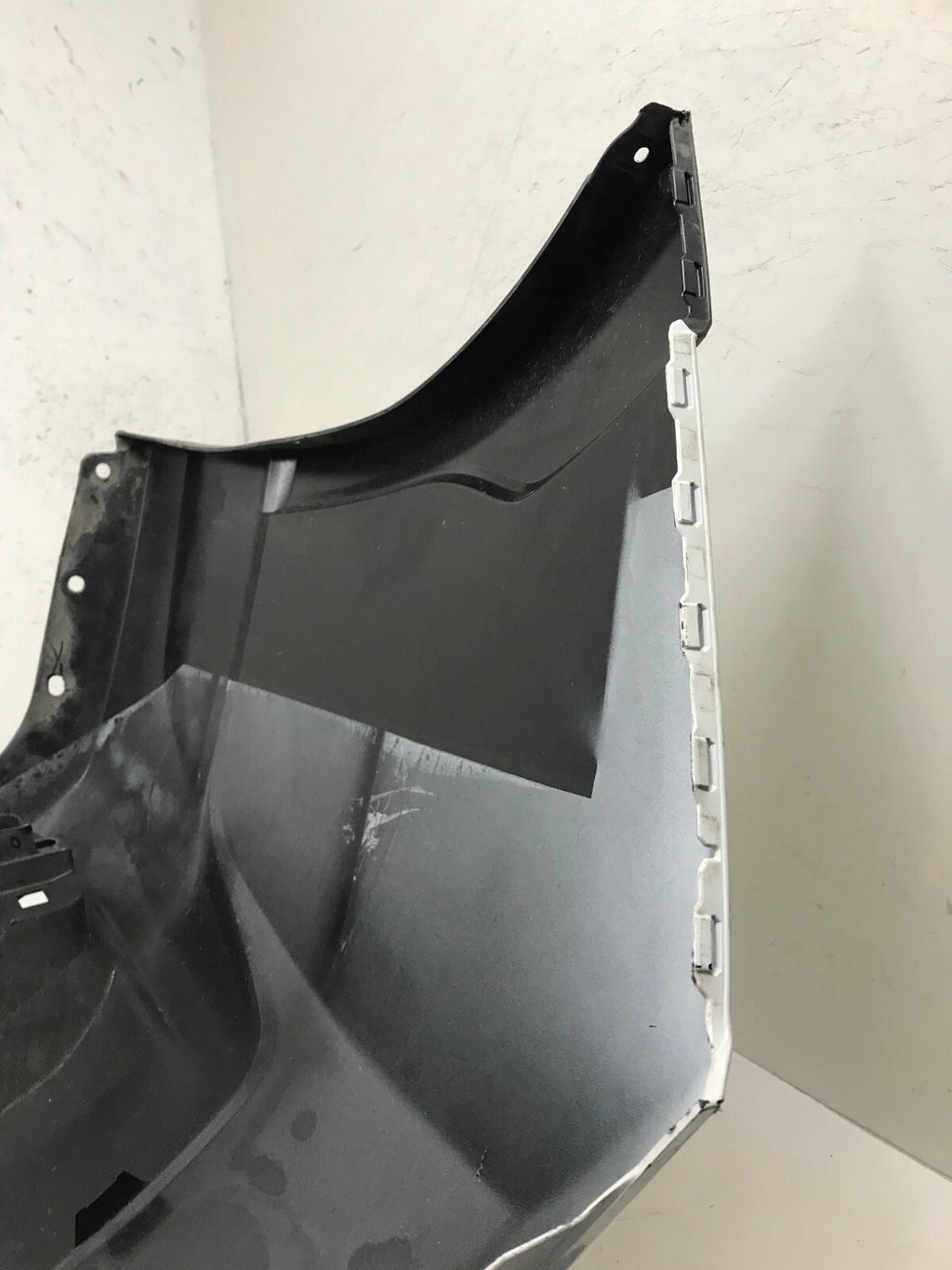 Rear Bumper Cover White Subaru CrossTrek 2018 2019 w/Sensor Holes 57704FL250 OEM