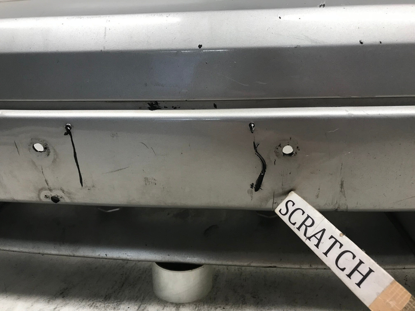 Front Bumper Cover Silver 2002-2009 Chevrolet Trailblazer 88937008 OEM