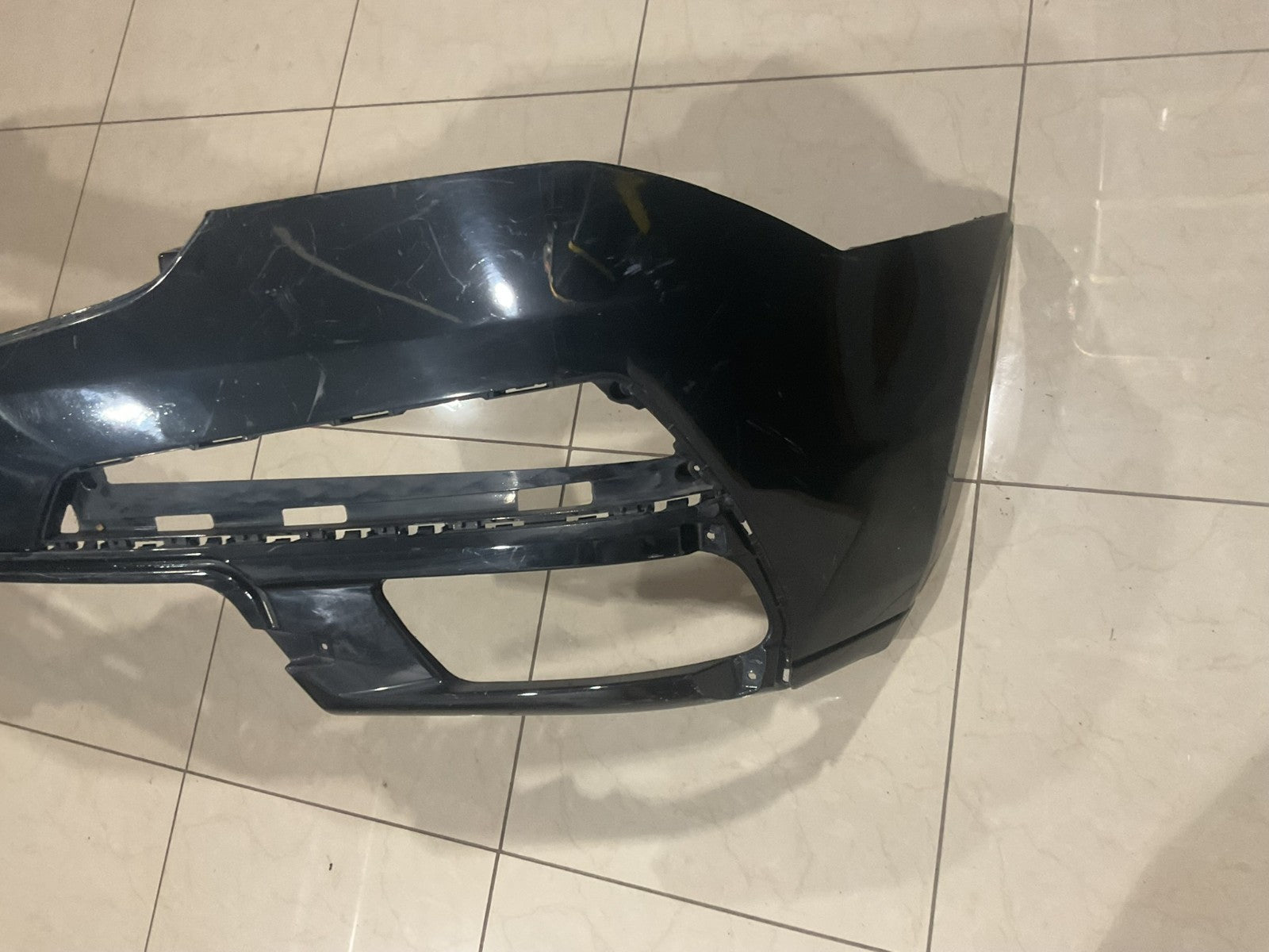 Front Bumper Cover Black 2010-2013 Acura MDX 71101+STX+ZZ01 OEM