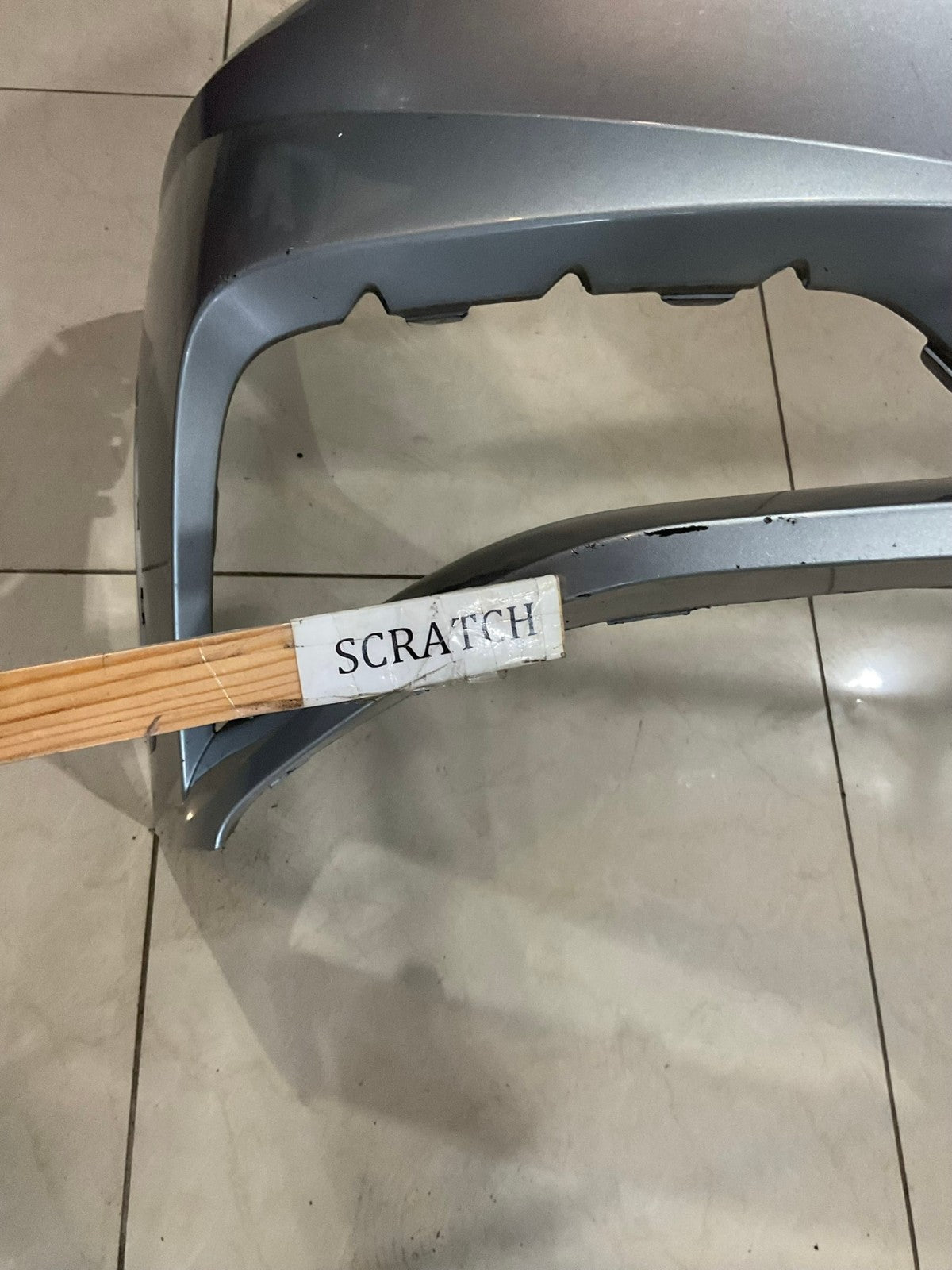 Front Bumper Cover Silver 2020 2021 2022 2023 Hyundai Sonata OEM