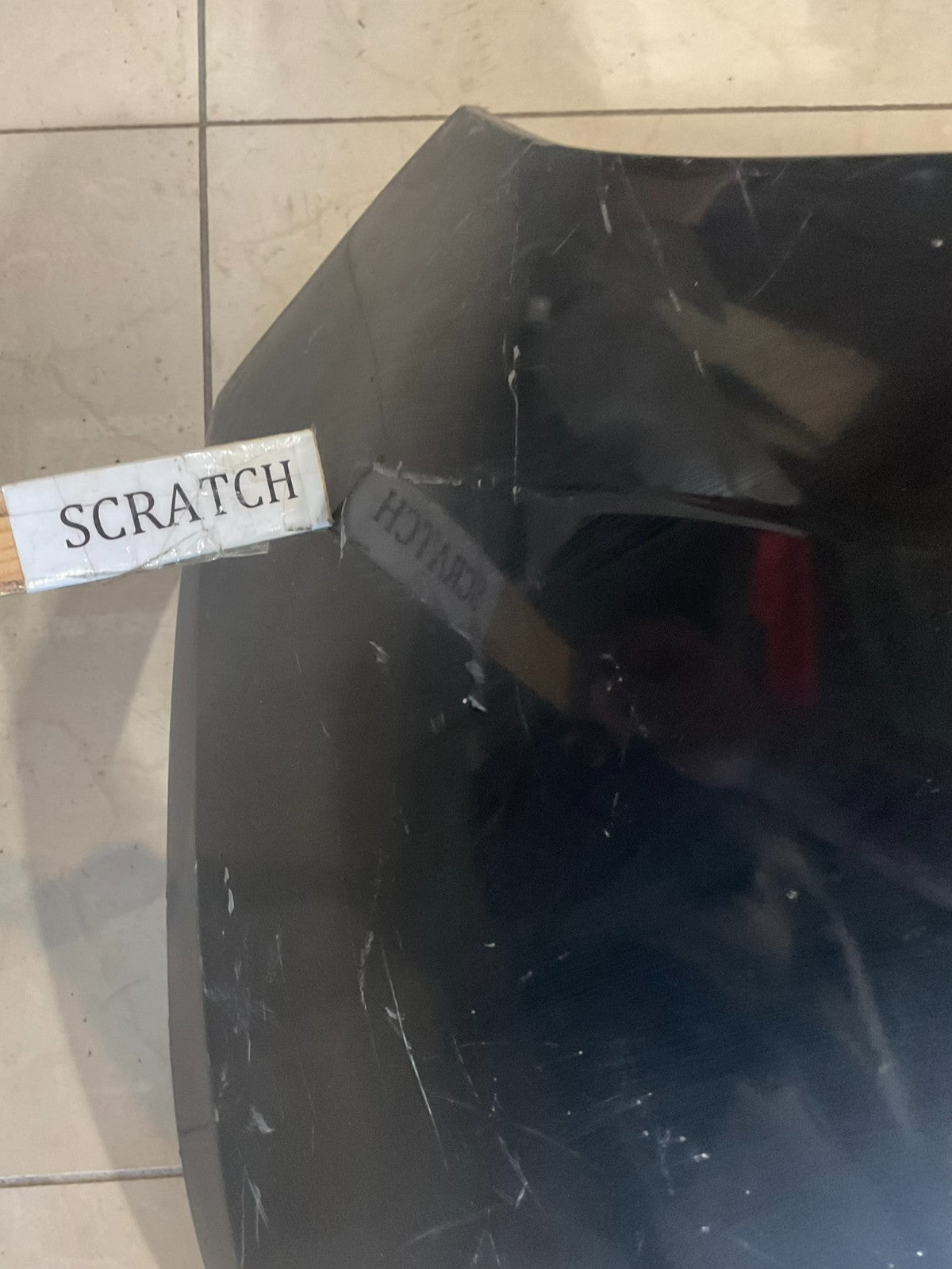 Front Bumper Cover Darkgrey 2007 2008 Toyota Yaris Hatchback CAPA